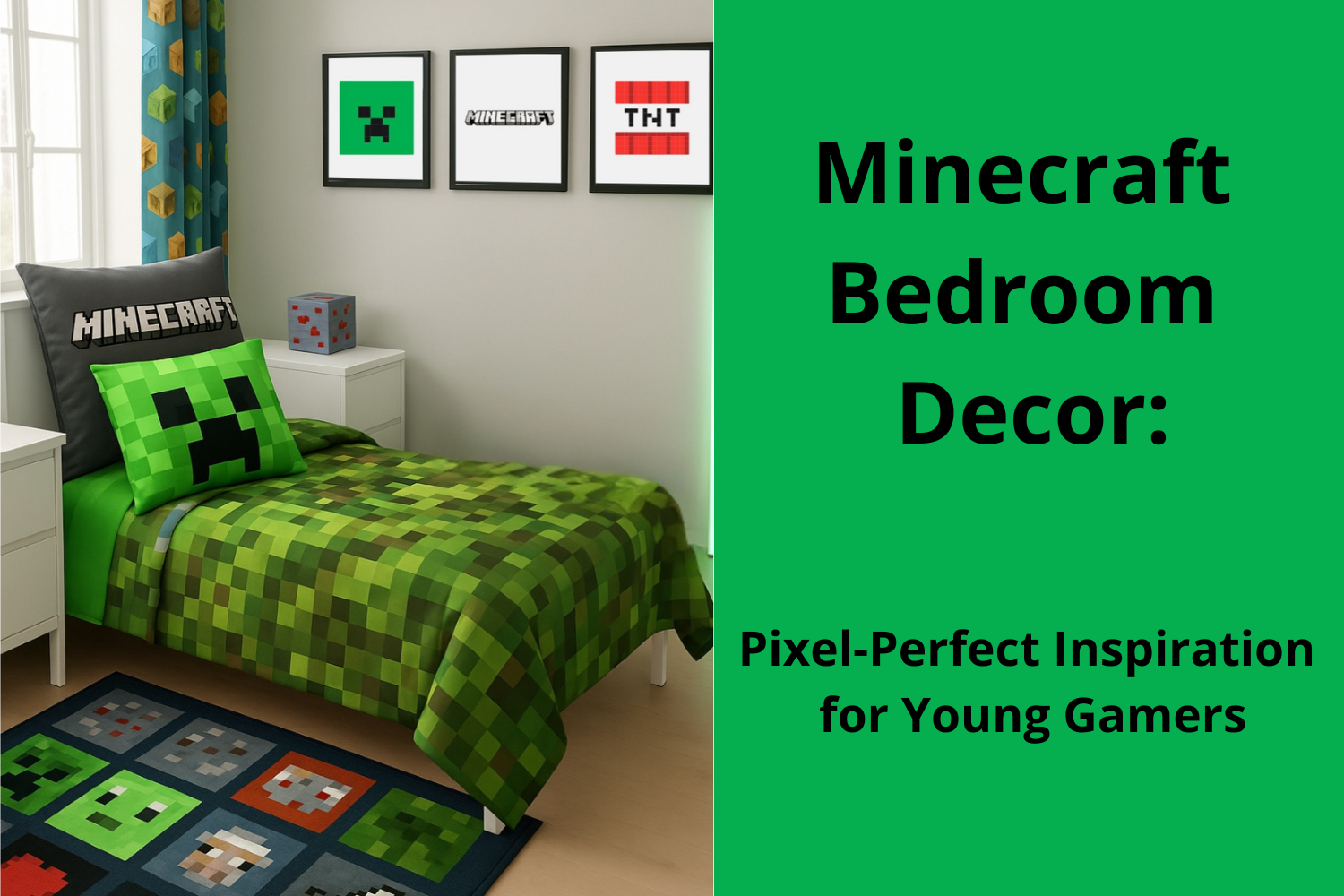 Read more about the article Minecraft Bedroom Decor: Pixel-Perfect Inspiration for Young Gamers