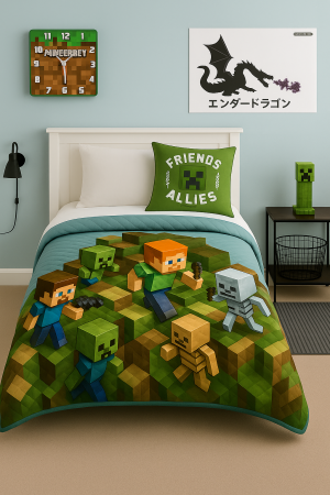 Minecraft Bedroom Decor: Ender Dragon & Creeper Vibes for Young Gamers 4 1519637694