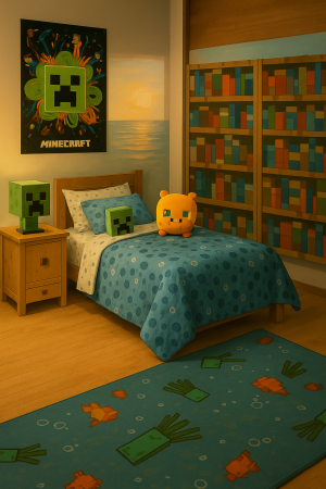 Transform Your Child's Room into a Minecraft Paradise! 4