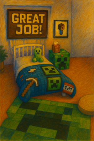 Every Kid’s Dream: How to Create the Ultimate Minecraft Bedroom 3